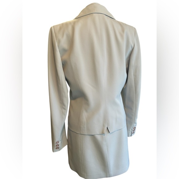 BEBE Light Gray Blazer and Dress Set - Picture 5 of 11